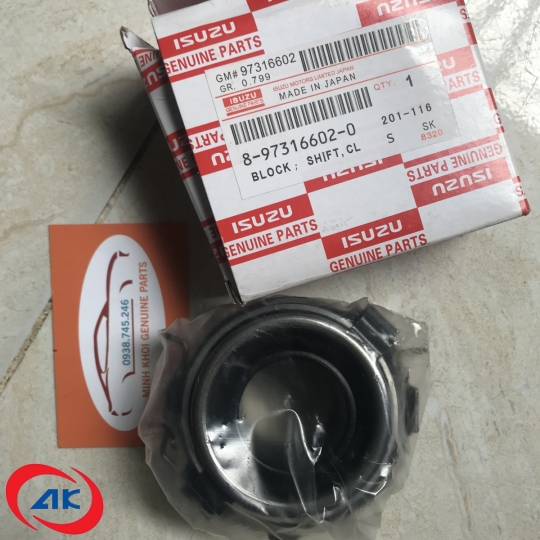 BẠC ĐẠN BI TÊ 	ISUZU QKR  - 97316602