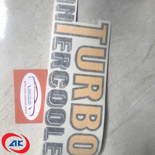TEM CHỮ " TURBO INTERCOLO", HINO - TCTURBOCP